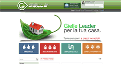 Desktop Screenshot of gielleleader.it